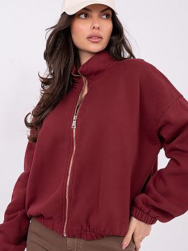 mikina Factory Price  Klasická dámska mikina v casual štýle je univerzálnou ponukou na každý deň. Hladký vzor jej dodáva minimalistický charakter, vďa