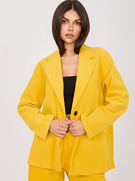 Sakko Rue Paris  Štýlový dámsky žaket z manšestrénu v casual prevedení, ktorý sa skvele hodí ako na každý deň, tak aj do práce. Tento model kom