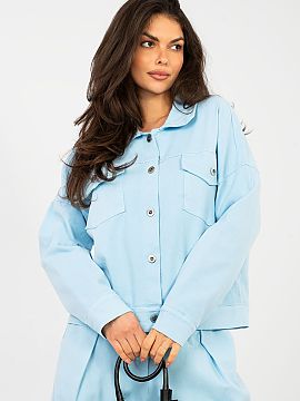 Džínová bunda Rue Paris  Klasická dámska denimová bunda v casual štýle, ideálna pre každodenné outfity. Model so zapínaním na gombíky, s klasickým golier