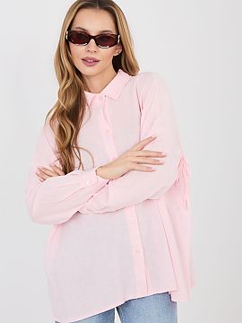 tričko s dlhým rukávom Italy Moda  Košeľa pre ženy v štýle casual, ktorá sa skvele hodí nielen do každodenných štýlov, ale aj do práce. Klasický, hladký vzor rob