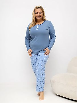 Pyžamo Plus Size Forever Pink  
