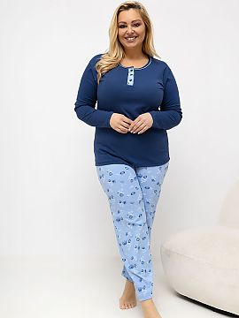 Pyžamo Plus Size Forever Pink  