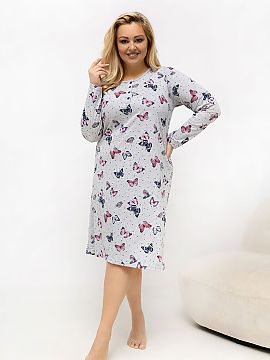 Nočná košeľa Plus Size Forever Pink  