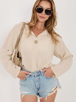 blúzka Italy Moda  Blúzka vyrobená z vysoko kvalitnej bavlny, ktorá poskytuje pohodlie a predušnosť po celý deň. Model s hladkým vzorom robí z blúzky