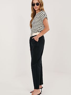 zamatové nohavice Italy Moda