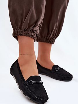 Mokasíny Step in style  Mokasíny pre dámy z ekokože sú štýlovou a pohodlnou ponukou na každý deň. Plochý strih zabezpečuje pohodlie pri nosení, čo rob�
