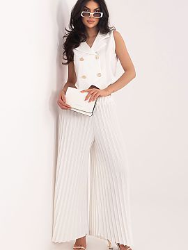 nastaviť Italy Moda  Dámska súprava pozostávajúca z vesty a nohavíc je elegantná a všestranná ponuka, ktorá sa hodí do každodenných štýlov, do prá