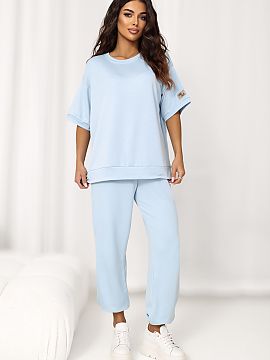 nastaviť Rue Paris  Dámska športová súprava pozostávajúca z mikiny a nohavíc je ideálnou ponukou pre ženy, ktoré ocenia pohodlie a moderný štýl na 