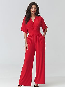 Overal Makadamia  Elegantný dámsky overal je ideálnou voľbou pre ženy, ktoré ocenia eleganciu, pohodlie a nadčasový štýl. Model vyniká ženským st