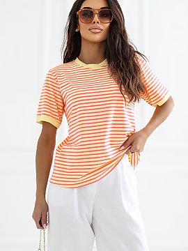 Tričko Rue Paris  Dámske tričko s prúžkami je klasická ponuka v casual štýle, ideálna na každý deň. Nadčasový vzor mu dodáva univerzálny charak