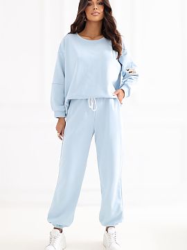 nastaviť Rue Paris  Dvojdielny teplák pozostávajúci z mikiny a nohavíc je ideálnou ponukou na každý deň pre ľudí, ktorí ocenia pohodlie a moderný š