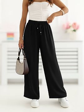 dámske nohavice Factory Price  Dámske nohavice typu wide leg sú pohodlným a štýlovým návrhom na každý deň. Model s širokými, dlhými nohavicami krásne padne n