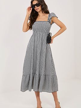 denné šaty Italy Moda  Španielska šaty sú ľahký a ženský návrh ideálny na letnú sezónu a každodenné štýlové kombinácie. Rozkvetlý strih krásne p