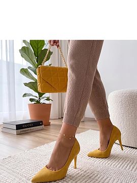 Ihličky Solea  Klasické lodičky s elegantným záverom z ekologickej semišovej kože sú skvelou voľbou pre ženy, ktoré si vážia štýl a pohodlie.