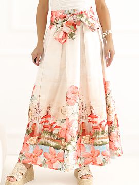 spódnica Factory Price  Dámska midi sukňa je elegantná a univerzálna ponuka, ktorá sa skvele hodí nielen do každodenných štýlov, ale aj do práce alebo na