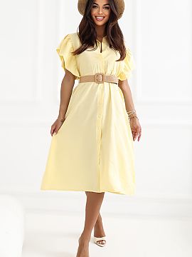 Šaty na deň Italy Moda  Ľahká a štýlová letná šaty s košeľovým strihom sú ideálnou voľbou na bežný deň aj do práce. Rozšírený strih sa krásne p