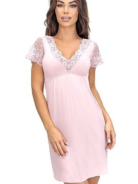 Nočná košeľa Donna  Elegantná a neuveriteľne pohodlná nočná košeľa, vytvorená s ohľadom na pohodlie a ženský štýl. Model bez zpevnenia v košíčko