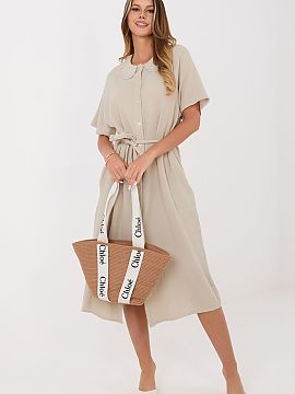 Šaty na deň Italy Moda  Ľahké a pohodlné letné košeľové šaty, ktoré sa skvele hodia do každodenných outfitov. Rozkvetlý strih krásne padne na postave, 