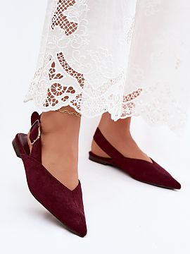 Baleríny Step in style  Baleríny vyrobené z ekokože pre ženy sú štýlovým a pohodlným výberom na každý deň. Model na ploštom podpätku zaručuje pohodl