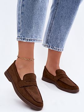 Mokasíny Step in style  Štýlové dámske mokasíny vyrobené z mäkkej ekologickej zamatovej kože sú nadčasovou ponukou pre každodenné aj elegantné štýly.