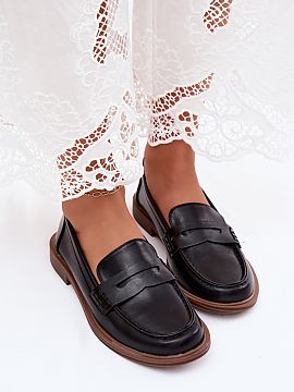 Mokasíny Step in style  Mokasíny pre dámy z imitácie kože sú klasickým a elegantným návrhom, ktorý nikdy nevyjde z módy. Časť fasonu zaisťuje, že mode