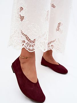 Baleríny Step in style  Baleríny pre ženy vyrobené z imitácie semišu sú pohodlnou a štýlovou ponukou na každý deň. Klasický plochý strih zabezpečuje p