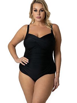 plavky kus Barontex  Jednodielny plavkový model 507/04 je navrhnutý s vlastnosťami zúženia, aby opticky modeloval postavu a zdôraznil pás. Premyslená kon