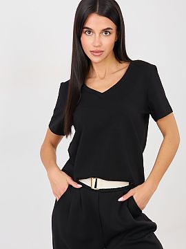 Tričko Rue Paris  Dámsky tričko casual je univerzálna ponuka na každý deň, ktorá kombinuje pohodlie s nadčasovým štýlom. Hladký, minimalistický d