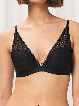 Semi-soft Triumph  Podprsenka semi-soft Aura Spotlight WP 10208018 s hlbokým výstrihom je elegantný model s kosticami, ktorý krásne zdôrazňuje líniu pr