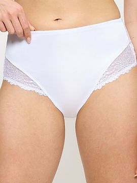 Bedrové nohavičky Triumph  Dámske nohavičky s vysokým pásom Ladyform 10210671 v čiernej farbe sú klasickým modelom, ktorý kombinuje nadčasovú eleganciu s vý