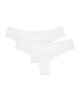 Sada Triumph  Stringy typu brazyliany 2-pack Lovely Micro 10218673 sú spojením každodenného pohodlia a jemnej, ženskej elegancie. Jemná čipka im do