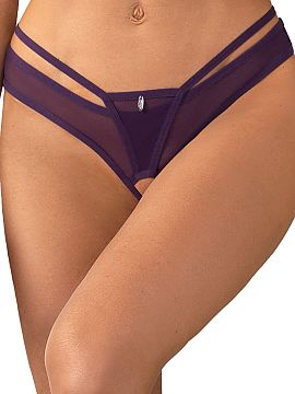 String Obsessive  Stringy Vibres sú ponukou pre ženy, ktoré oceňujú odvážny štýl a precízne detaily. Model je vyrobený z jemnej, transparentnej sie