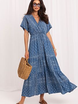 Šaty na deň Italy Moda  Ľahké a ženské letné šaty sú ideálnou voľbou na teplé dni. Rozšírený strih krásne padne na postave, zabezpečujúc voľnosť p
