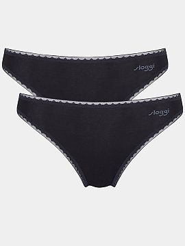 Sada Sloggi  Bavlnené figy tai GO 10207351 značky Sloggi sú skvelou kombináciou pohodlia a ženskej elegancie. Model s klasickým strihom tai s úzky