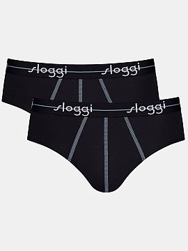 Sada Sloggi  2-pack slipov Start Midi 10206949-0004 od značky Sloggi je klasický model, ktorý kombinuje pohodlie, nadčasový štýl a starostlivo dok