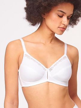 Soft Triumph  Klasický podprsenka Soft Cotton Beauty N 10094814 je kombináciou pohodlia, prirodzeného priliehania a jemnej elegancie. Navrhnutý s ohľ