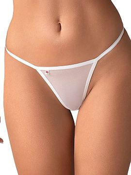 String Obsessive  Stringy Luiza sú elegantnou kombináciou jemnosti, ženského štýlu a pohodlia nosenia. Predná časť je vyrobená z hladkého, priehľa