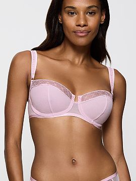 Soft Triumph  Podprsenka soft Palina Cosmic Heartbeat 10222440-3538 je model, ktorý kombinuje jemnú eleganciu čipky s spoľahlivou podporou na každý 