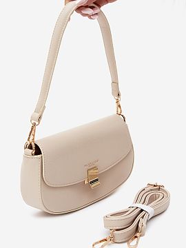Kabelka na deň Step in style  Malá dámska kabelka vyrobená z imitácie kože je elegantný a praktický doplnok, ktorý sa skvele hodí na každodenné nosenie aj pri 