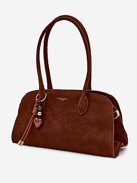 Kabelka na deň Step in style  Kabelka pre dámy vyrobená z imitácie semišu je štýlový a praktický doplnok, ktorý skvele doplní každodenné outfit. Model je zap�