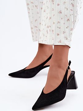 Lodičky na opätku Step in style  Topánky s otvorenou päty pre dámy sú elegantným modelom, ktorý krásne zdôrazňuje ženský štýl a hodí sa na mnoho príležitost�