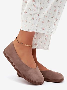 Baleríny Step in style  Baleríny na bosú nohu z ekokože sú skvelou voľbou na dni, kedy je dôležitá predovšetkým sloboda. Minimalistický strih dobre padne