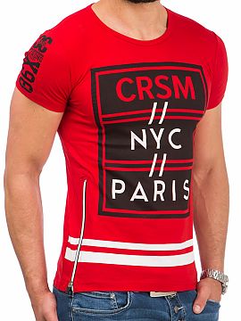 Tričko YourNewStyle  Pánske tričko s krátkym rukávom. Zaujímavá potlač na prednej strane. Zadná strana hladká biela.   Zloženie: 100 % bavlna