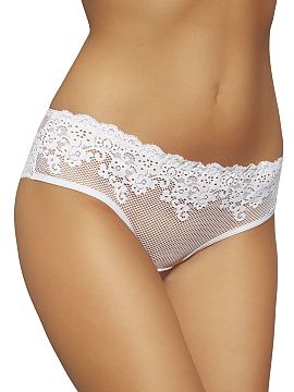Boxerky Gabidar   Ženské šortky.
 - z ažurovej sieťoviny a lákavej čipky
 - jemná slza a mašľa na zadnej strane
 - model dokonale priliehajúci 