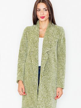 Kabát Figl  Kabát v zaujímavej farbe z kvalitných materiálov s klasickým strihom. Jednoduchá, univerzálna forma, ktorá umožňuje všestranné n