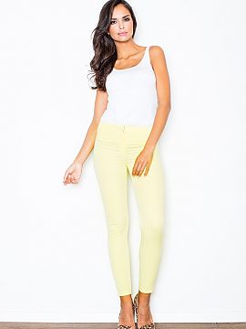 Dámske nohavice Figl  Elegantné cigaretové nohavice s dĺžkou 7/8. Klasický, veľmi ženský strih na každú príležitosť. Nohavice sa dodávajú v niekoľ