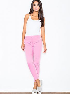 Dámske nohavice Figl  Elegantné cigaretové nohavice s dĺžkou 7/8. Klasický, veľmi ženský strih na každú príležitosť. Nohavice sa dodávajú v niekoľ