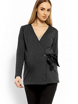 Tehotenská blúzka PeeKaBoo  Blúzka s obálkovým výstrihom. Blúzka s nastaviteľným viazaním. Môže sa nosiť aj po tehotenstve. Vysokokvalitná bavlna. Mäkký m