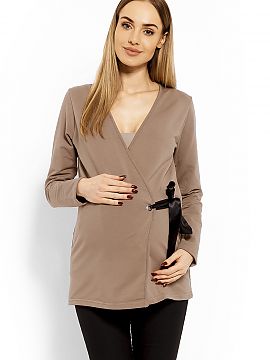 Tehotenská blúzka PeeKaBoo  Blúzka s obálkovým výstrihom. Blúzka s nastaviteľným viazaním. Môže sa nosiť aj po tehotenstve. Vysokokvalitná bavlna. Mäkký m