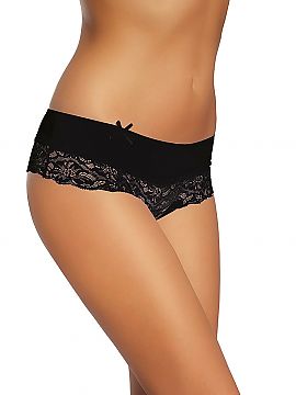 Boxerky Gabidar  Veľmi ženské a veľmi pohodlné šortky, vyrobené z bavlny príjemnej na dotyk. Verzia s krásnou čipkovou výzdobou na stehnách.